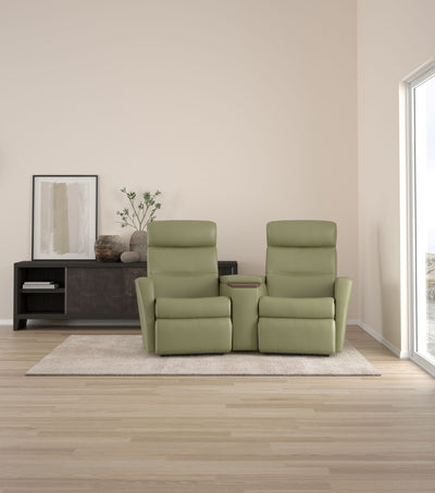 Divani - Home Theatre Wallsaver - Leather - Full House Furniture