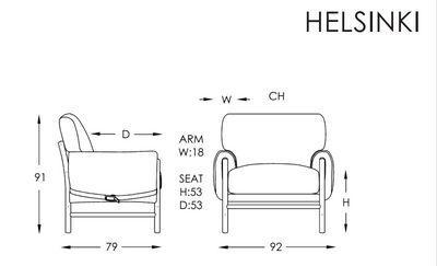 Moran Helsinki Occasional Chair