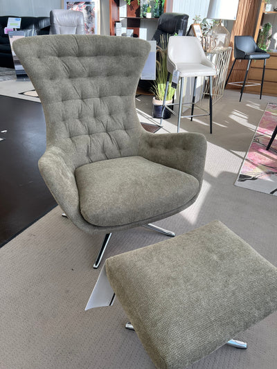 Floor Stock Clearance-Sini Chair & Footstool