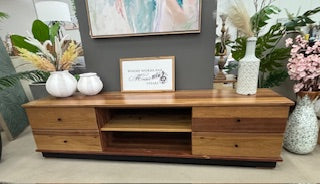 Floor Stock Clearance-Reclaimed TV Unit - Full House Furniture