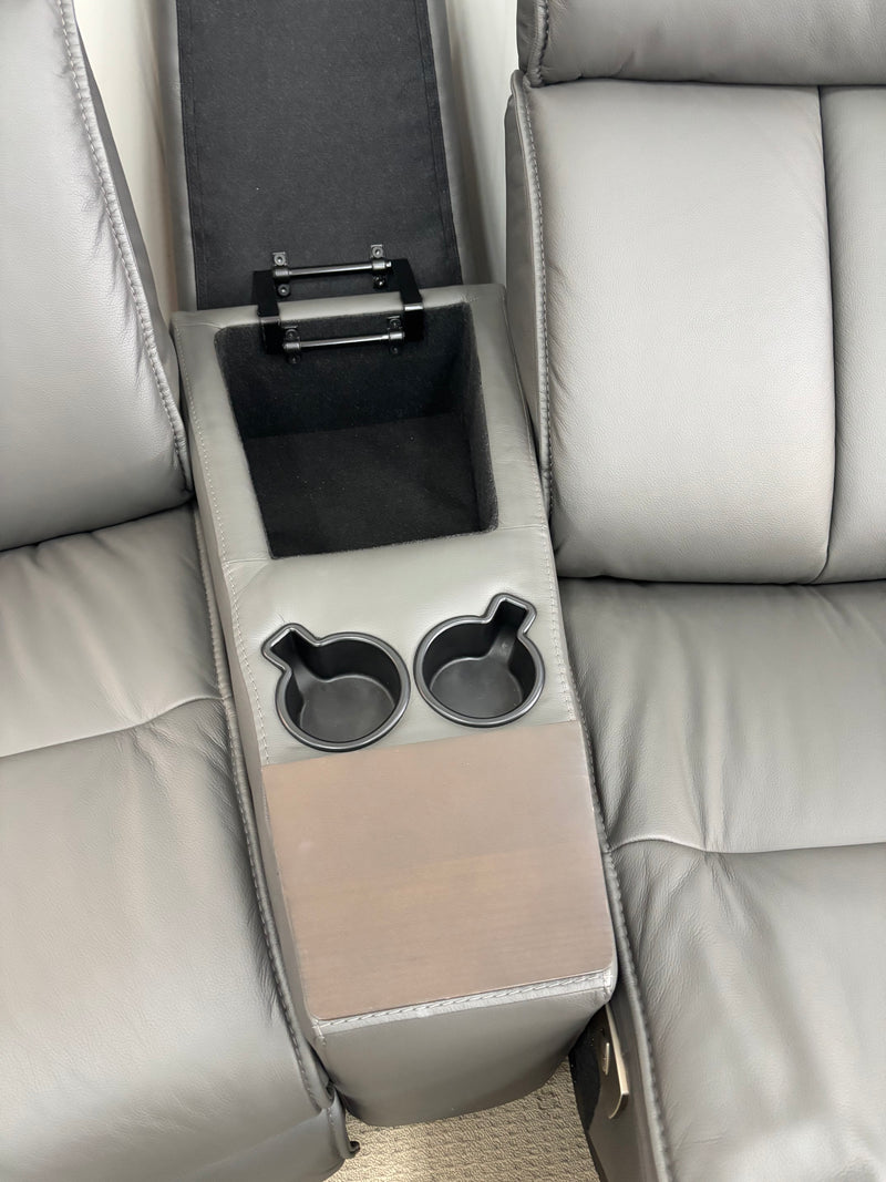 FLOOR CLEARANCE-Duke - Home Theatre Wallsaver - Leather - Full House Furniture