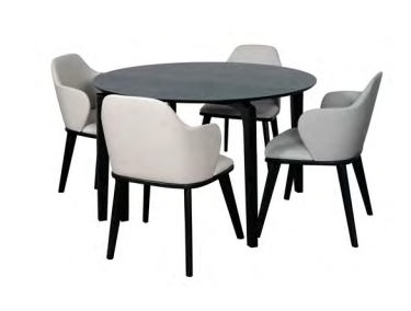Nordic Round Dining Table - Full House Furniture
