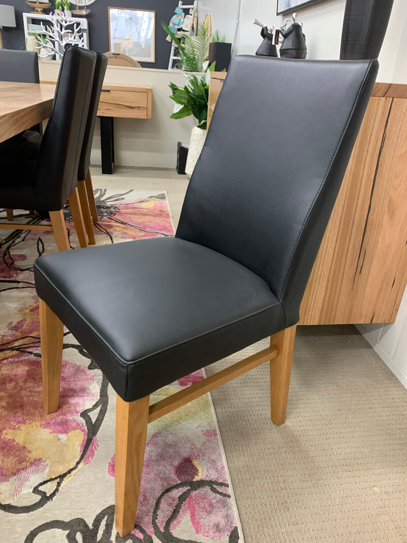Zack Leather Dining Chair - Dining Chairs - Full House Furniture